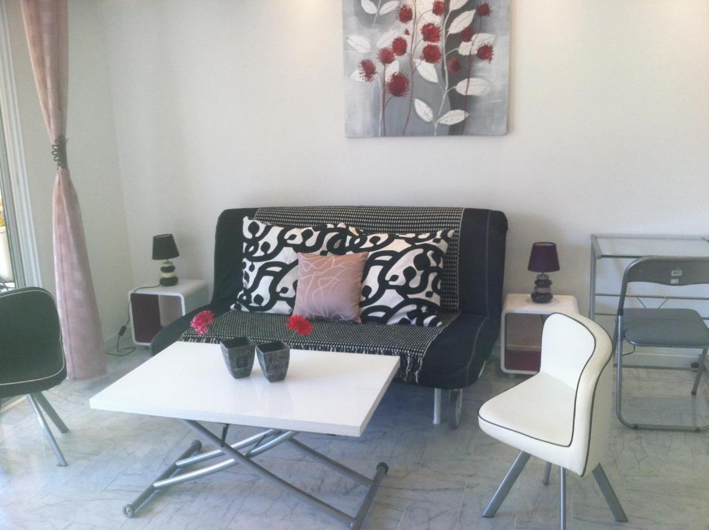 Appartement Les Palmiers Juan-les-Pins Dış mekan fotoğraf
